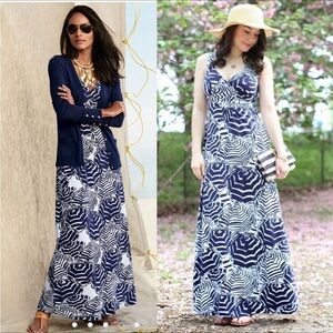 “LILLY PULITZER” Sloan Jersey Maxi Dress in Cabana